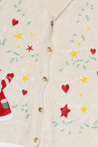 Vintage MX Matrix Fashion Santa Ugly Christmas Vest (1990s)