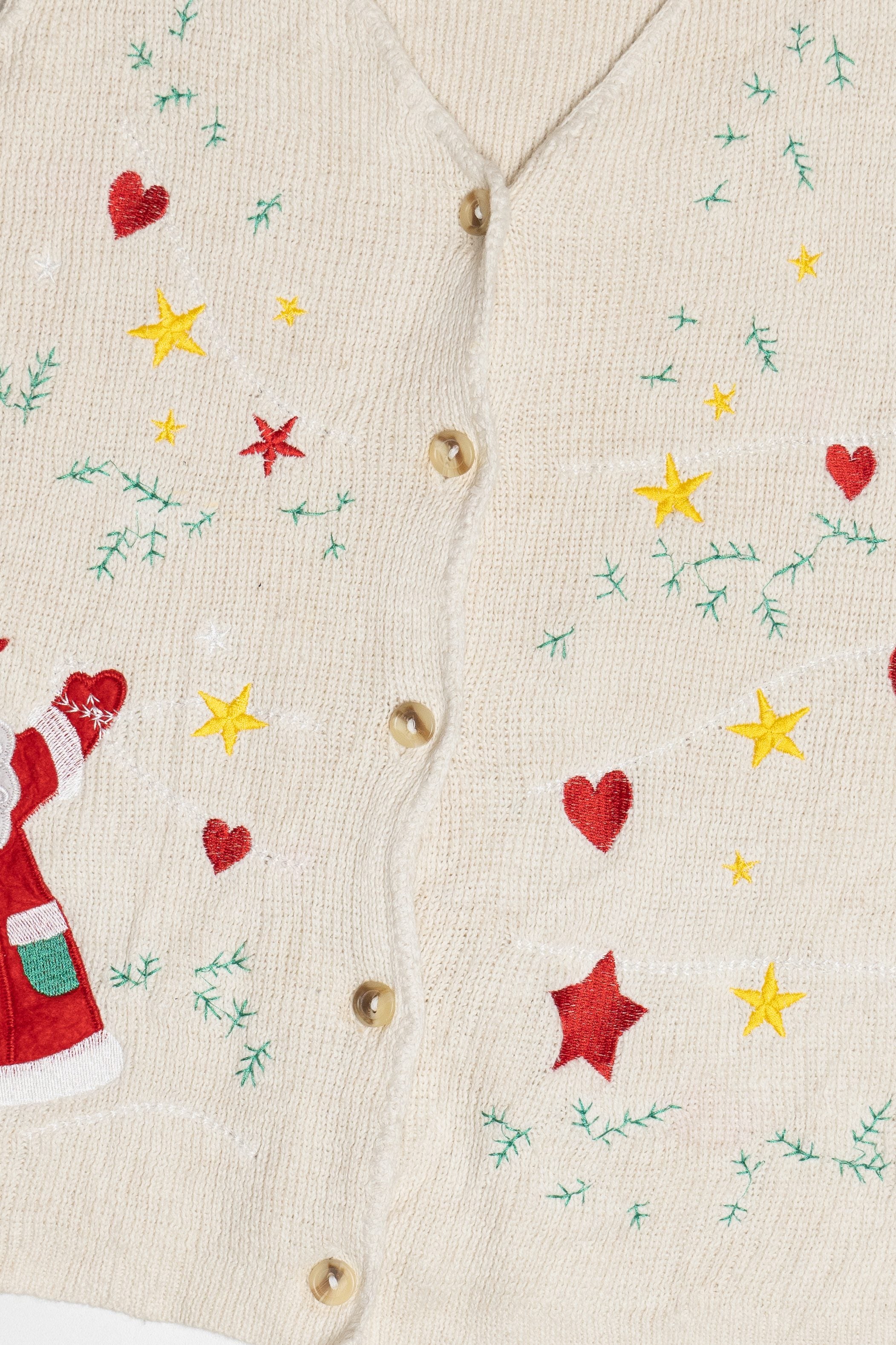 Vintage MX Matrix Fashion Santa Ugly Christmas Vest (1990s)
