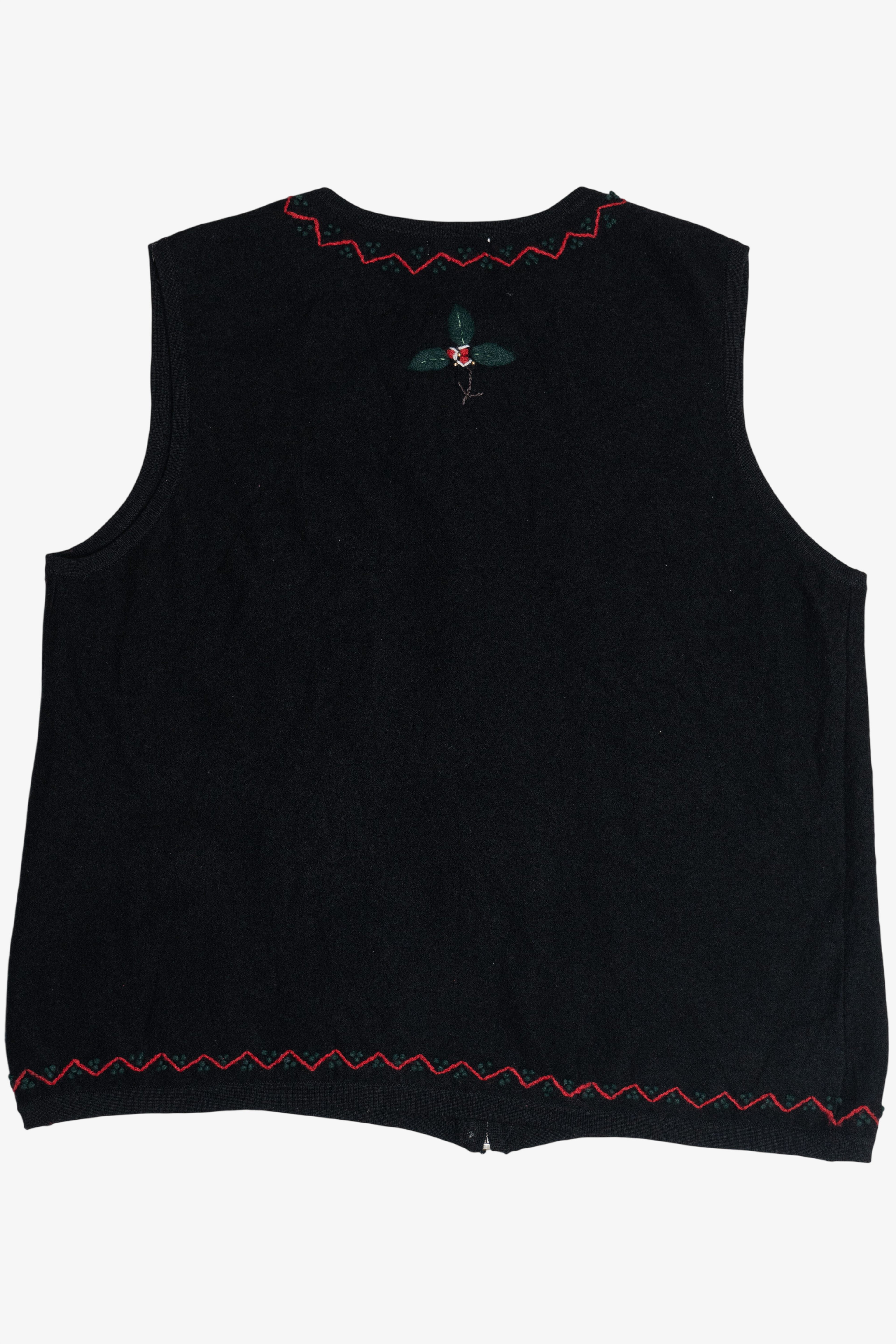 Vintage Charter Club Holly & Ivy Ugly Christmas Vest (1990s)