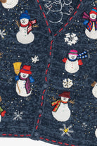 Vintage Hampshire Studio Snowmen Ugly Christmas Vest (1990s)