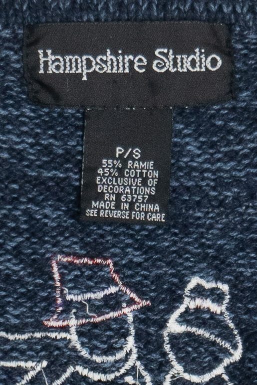 Vintage Hampshire Studio Snowmen Ugly Christmas Vest (1990s)