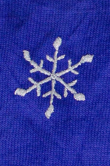 Vintage Quacker Factory Embroidered Snowflakes Ugly Christmas Vest 