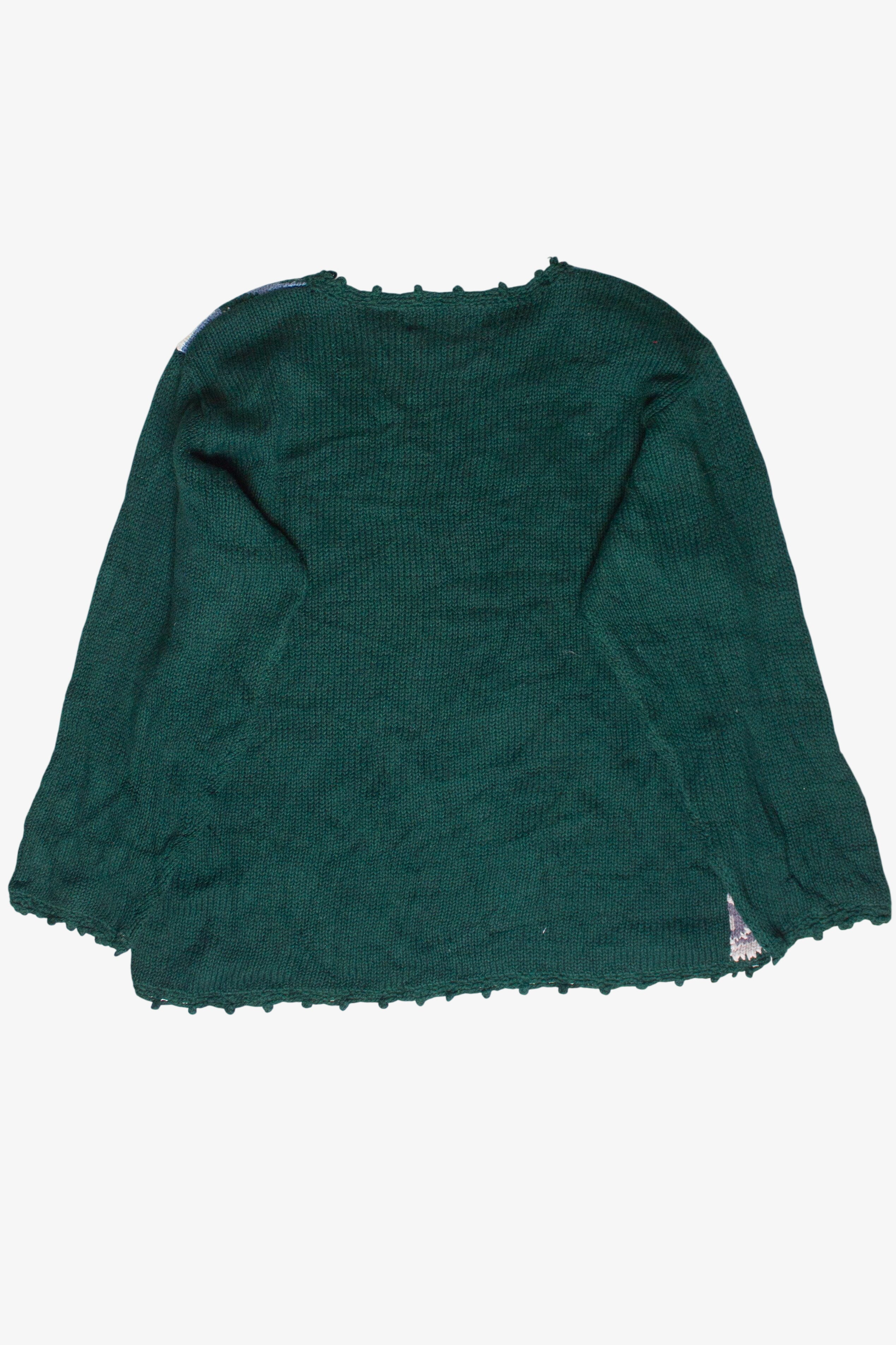 Vintage Sleigh Ride Stephano Basics Knit Ugly Christmas Sweater