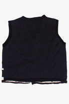 Vintage Crystal Kobe Snowman Poinsettia Ugly Christmas Vest