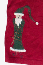 Vintage Woolrich Embroidered Santa & Angel Ugly Christmas Vest