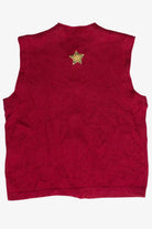 Vintage Woolrich Embroidered Santa & Angel Ugly Christmas Vest