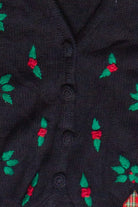 Vintage Bryn Connelly Ribbon Embroidered Wreaths Ugly Christmas Vest 