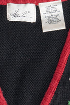 Vintage Black Kathie Lee Ugly Christmas Vest (1990s)