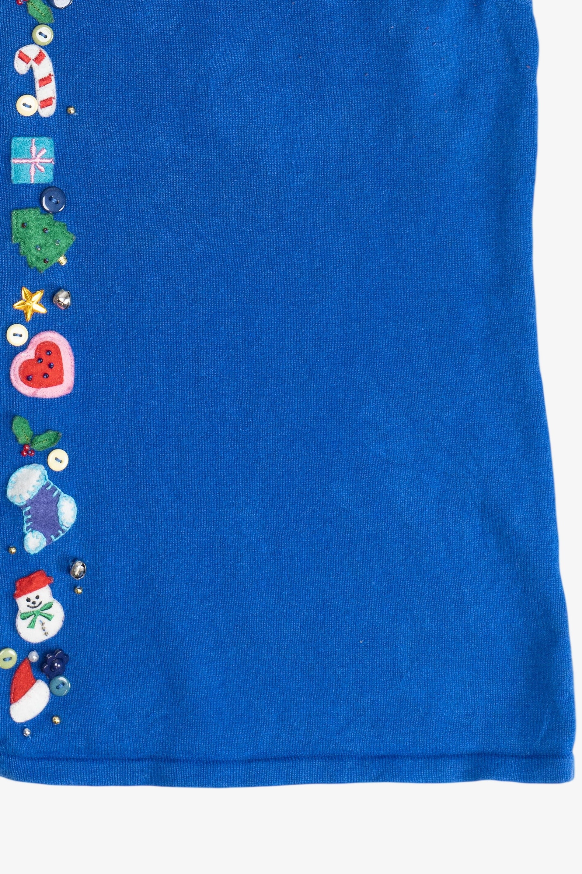 Vintage Holiday Elements Ugly Christmas Vest (1990s)