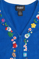 Vintage Holiday Elements Ugly Christmas Vest (1990s)