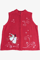 Vintage CJ Banks Snowmen Ugly Christmas Vest (2000s)