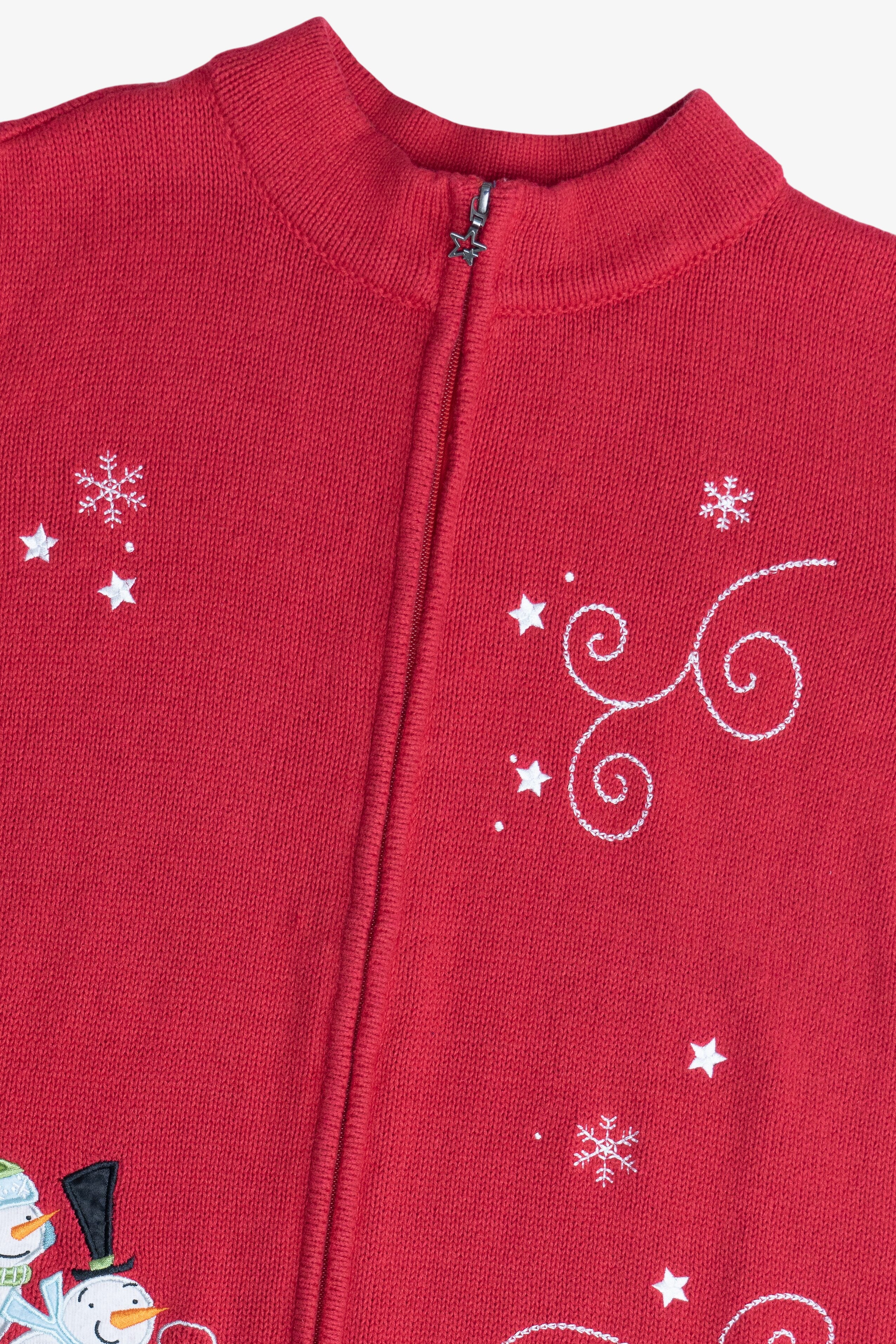 Vintage CJ Banks Snowmen Ugly Christmas Vest (2000s)