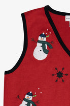 Vintage Croft & Barrow Snowmen Ugly Christmas Vest (1990s)