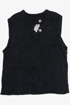 Vintage Angels In The Night Sky Ugly Christmas Vest (1990s)