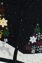 Vintage Reindeer Ugly Christmas Vest (2000s)