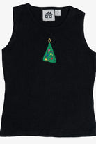 Vintage Storybook Knits Holiday Tree Ugly Christmas Sweater Vest (1990s)