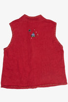 Vintage Christopher & Banks Snowmen Ugly Christmas Vest (1990s)