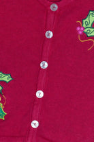 Vintage Holiday Faire Holly & Ivy Ugly Christmas Vest (2000s)