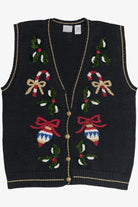 Vintage Laura Gayle Holiday Elements Ugly Christmas Vest (1990s)