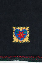 Vintage Ronnie Salloway Snowmen Patches Ugly Christmas Vest (1990s)