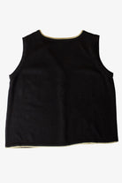 Black Flowers Ugly Christmas Vest (2010s)