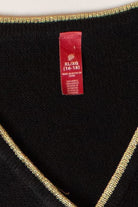 Black Flowers Ugly Christmas Vest (2010s)