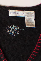 Vintage Let It Snow Ugly Christmas Vest (1990s)