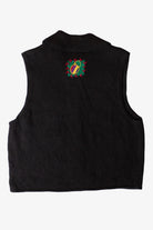 Vintage Black Patches Ugly Christmas Vest (1990s)