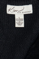 Vintage Kim Rogers Faux Fur Collar Poinsettia Ugly Christmas Vest (1990s)