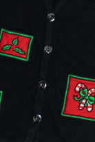 Vintage Holiday Elements Ugly Christmas Vest (1990s)