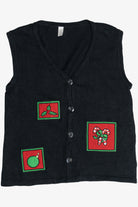 Vintage Holiday Elements Ugly Christmas Vest (2000s)