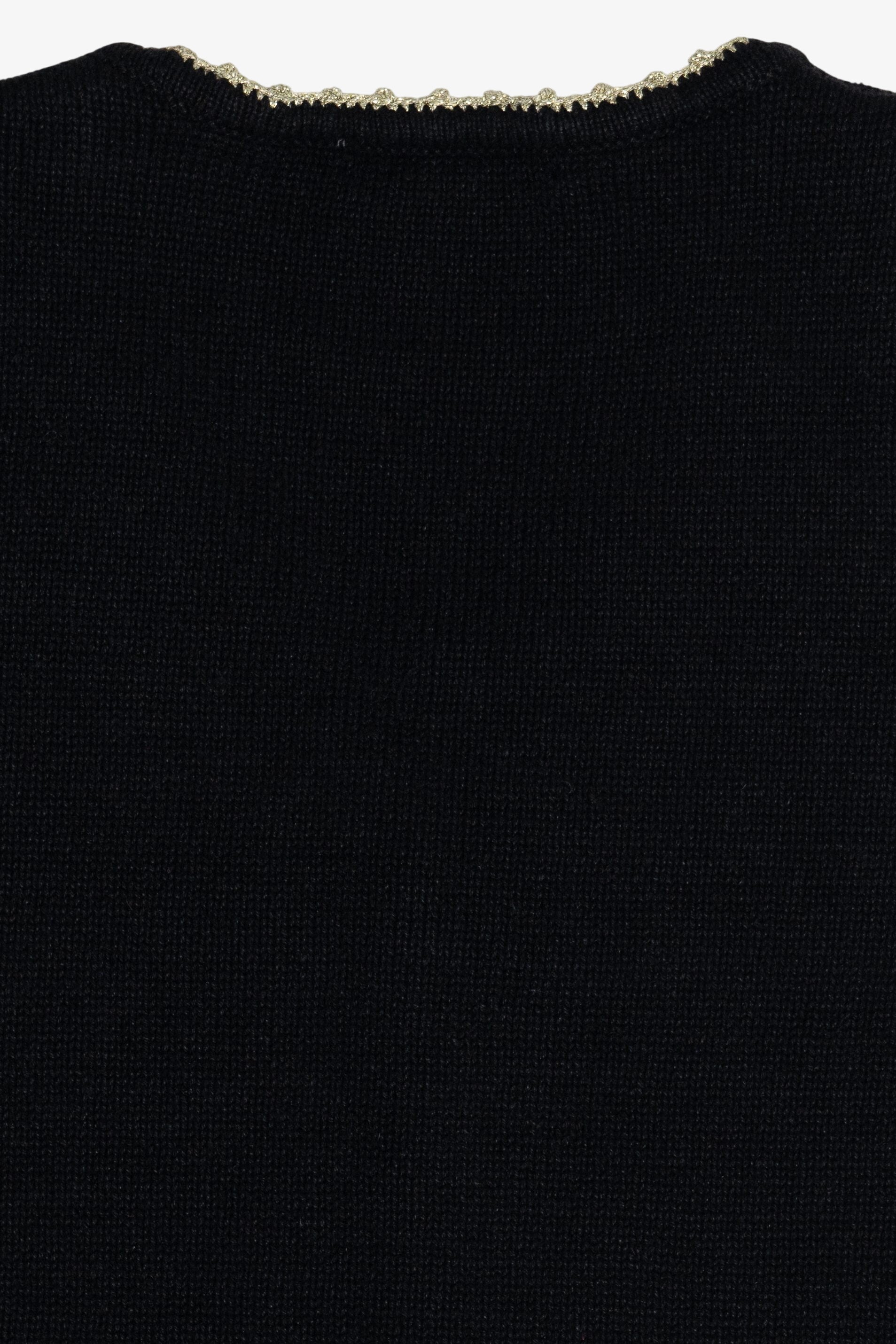 Vintage Mercer Street Studios Poinsettias Ugly Christmas Vest (1990s)