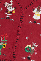 Vintage Holiday Editions Cute Reindeer Ugly Christmas Sweater (1990s)