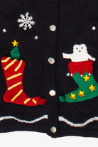 Vintage Karen Scott Stocking Stuffers Ugly Christmas Vest