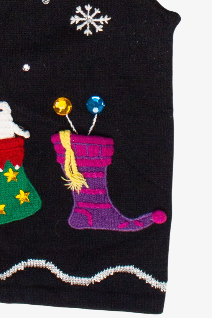 Vintage Karen Scott Stocking Stuffers Ugly Christmas Vest