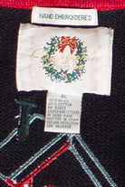 Vintage Hand Embroidered Christopher & Banks Birdhouses Ugly Christmas Vest