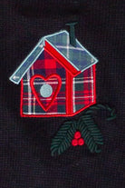 Vintage Hand Embroidered Christopher & Banks Birdhouses Ugly Christmas Vest