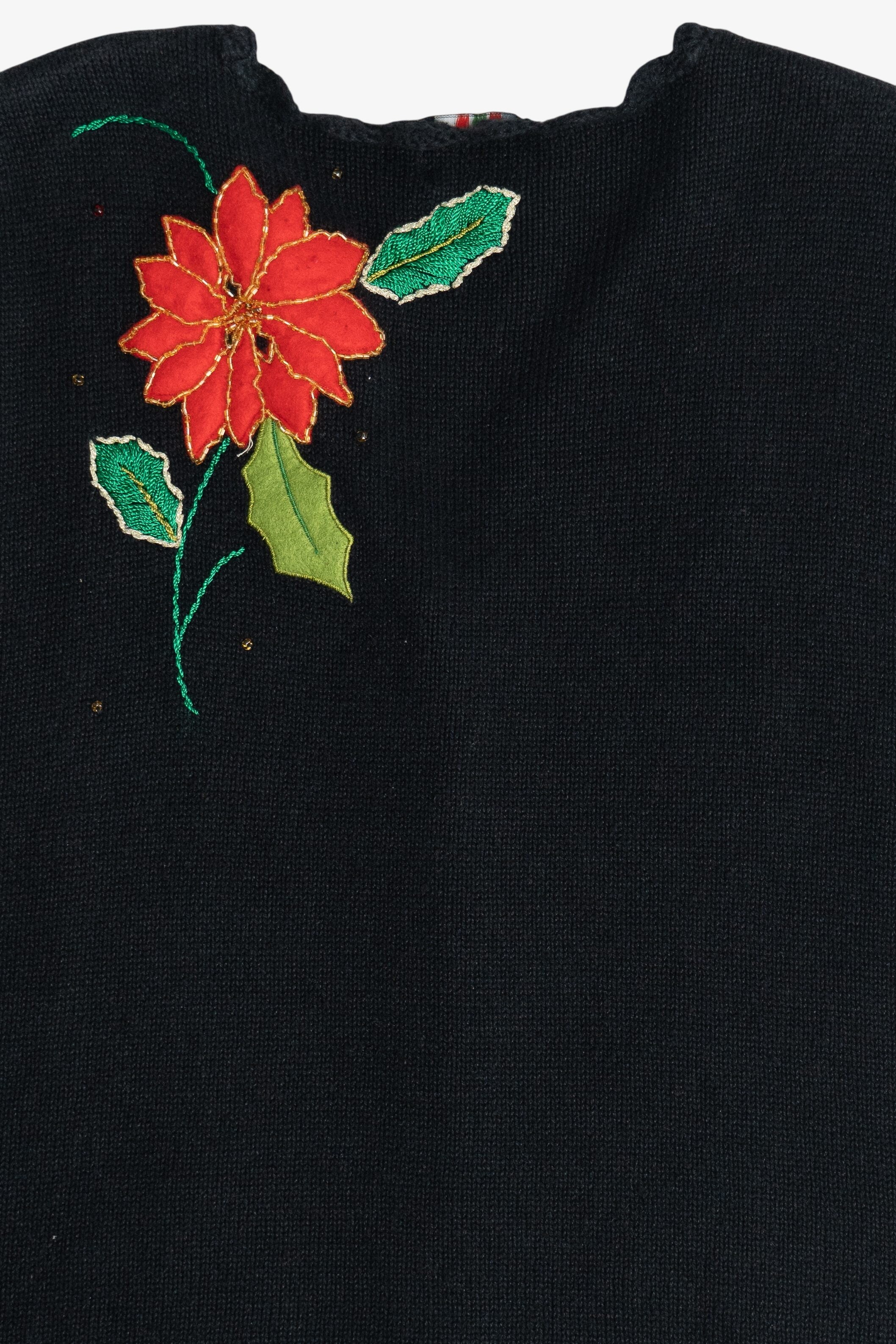 Vintage Designers Originals Studio Flowers Ugly Christmas Vest (1990s)