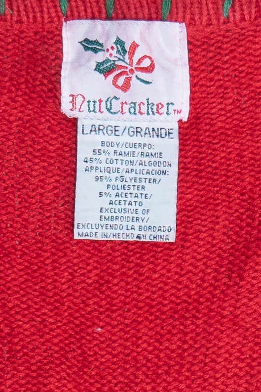 Vintage "Merry Christmas" Bears Ugly Christmas Vest (1990s)