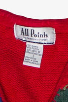Vintage All Points Festive Patchwork Ugly Christmas Vest