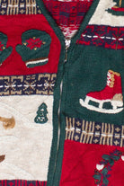 Vintage Nutcracker Winter Holiday Pattern Ugly Christmas Vest