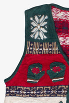 Vintage Nutcracker Winter Holiday Pattern Ugly Christmas Vest