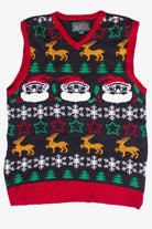 Festive Christmas Pattern Pullover Ugly Christmas Vest (2020s)