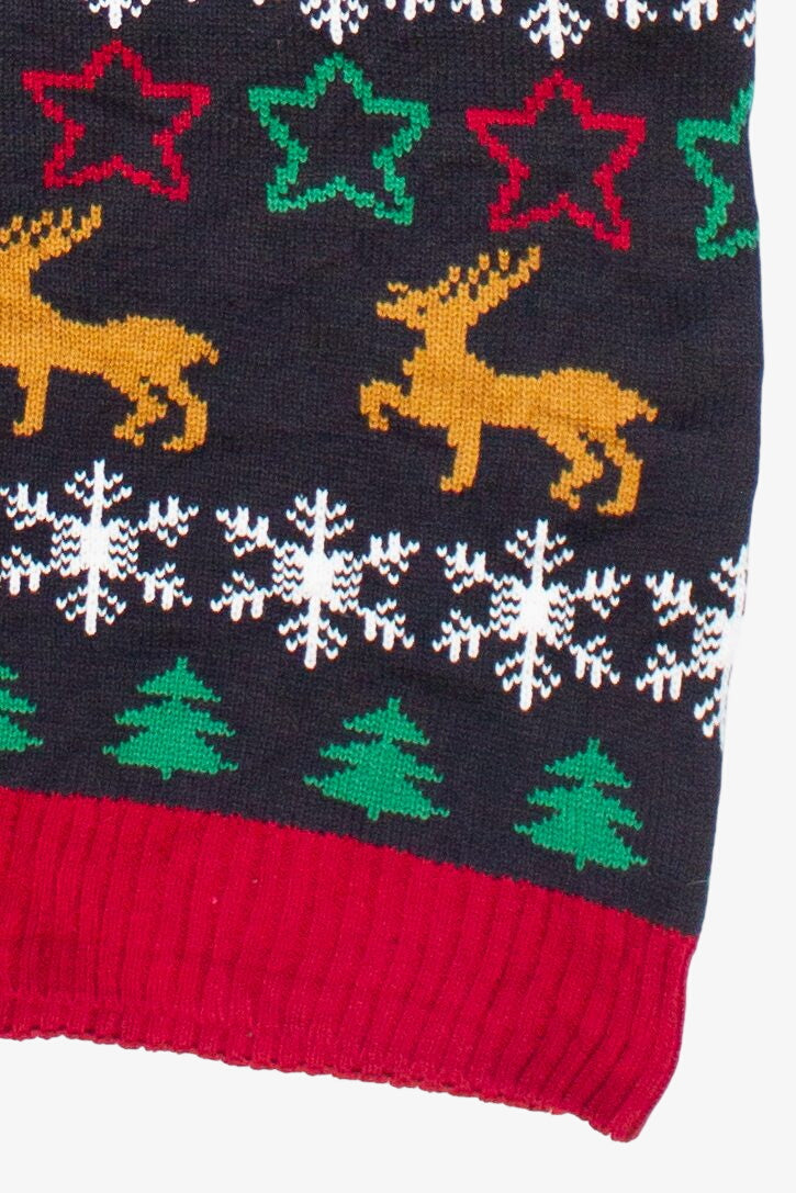 Festive Christmas Pattern Pullover Ugly Christmas Vest (2020s)