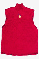 Vintage Pappagallo Snowman Bells Zip Up Ugly Christmas Vest (2000s)
