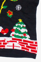 Santa in the Chimney Pullover Ugly Christmas Vest (2020s)