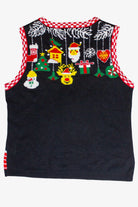 Santa in the Chimney Pullover Ugly Christmas Vest (2020s)
