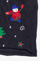 Vintage Erika Christmastime Snowmen Ugly Christmas Sweater (2000s)