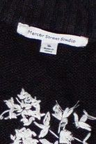 Beaded Sequin Snowflakes Mercer Street Studio Zip Up Ugly Christmas Vest (2000s)
