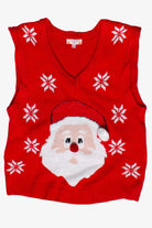 Merry Christmas by Poof Santa Pom Pom Ugly Christmas Vest (2010s)